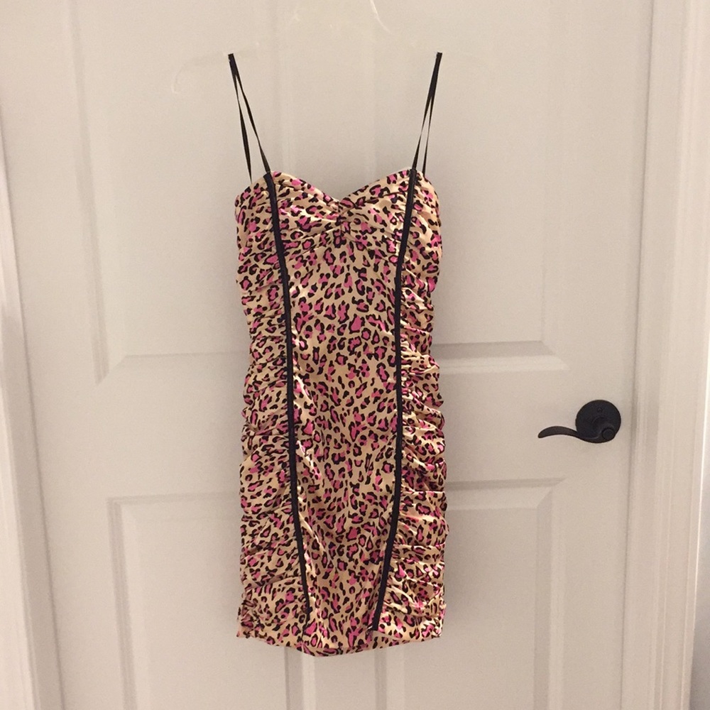 Pink Leopard party dress